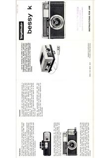 Voigtlander Bessy K manual. Camera Instructions.